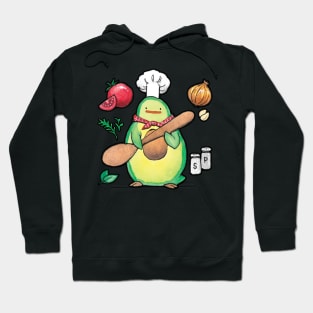 Avocado Chef Birdblob Hoodie